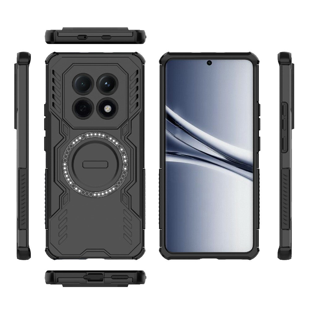 Futrola MagSafe za Xiaomi Redmi Note 15 4G, Techsuit, ArmorMag, Crna