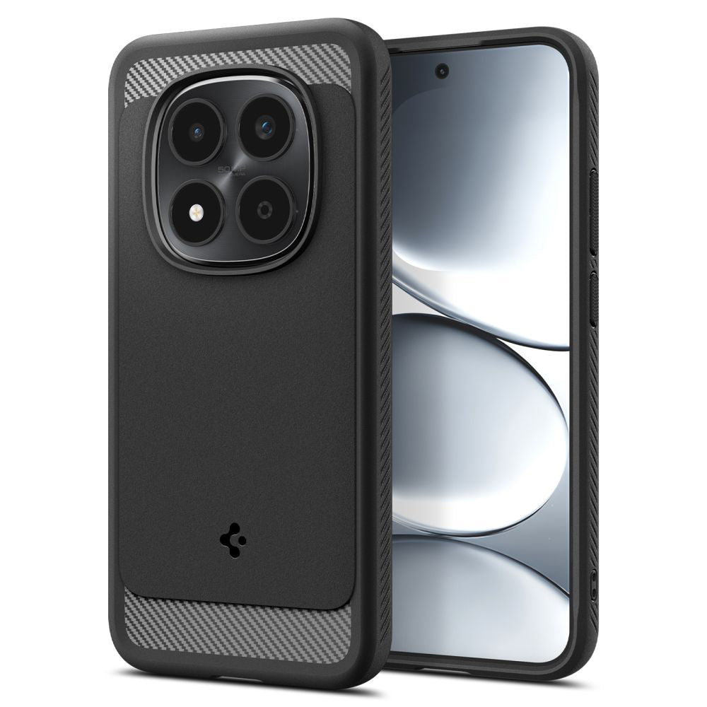 Futrola za Xiaomi Redmi Note 15 Pro 5G, Spigen, Rugged Armor, Crna Mat ACS10460
