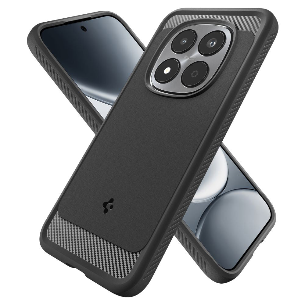Futrola za Xiaomi Redmi Note 15 Pro 5G, Spigen, Rugged Armor, Crna Mat ACS10460