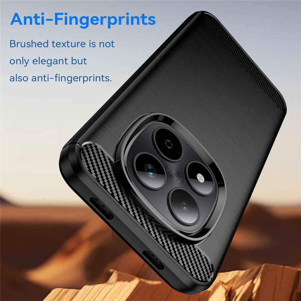 Futrola za Xiaomi Redmi Note 15 Pro 5G, Techsuit, Karbon, Crna