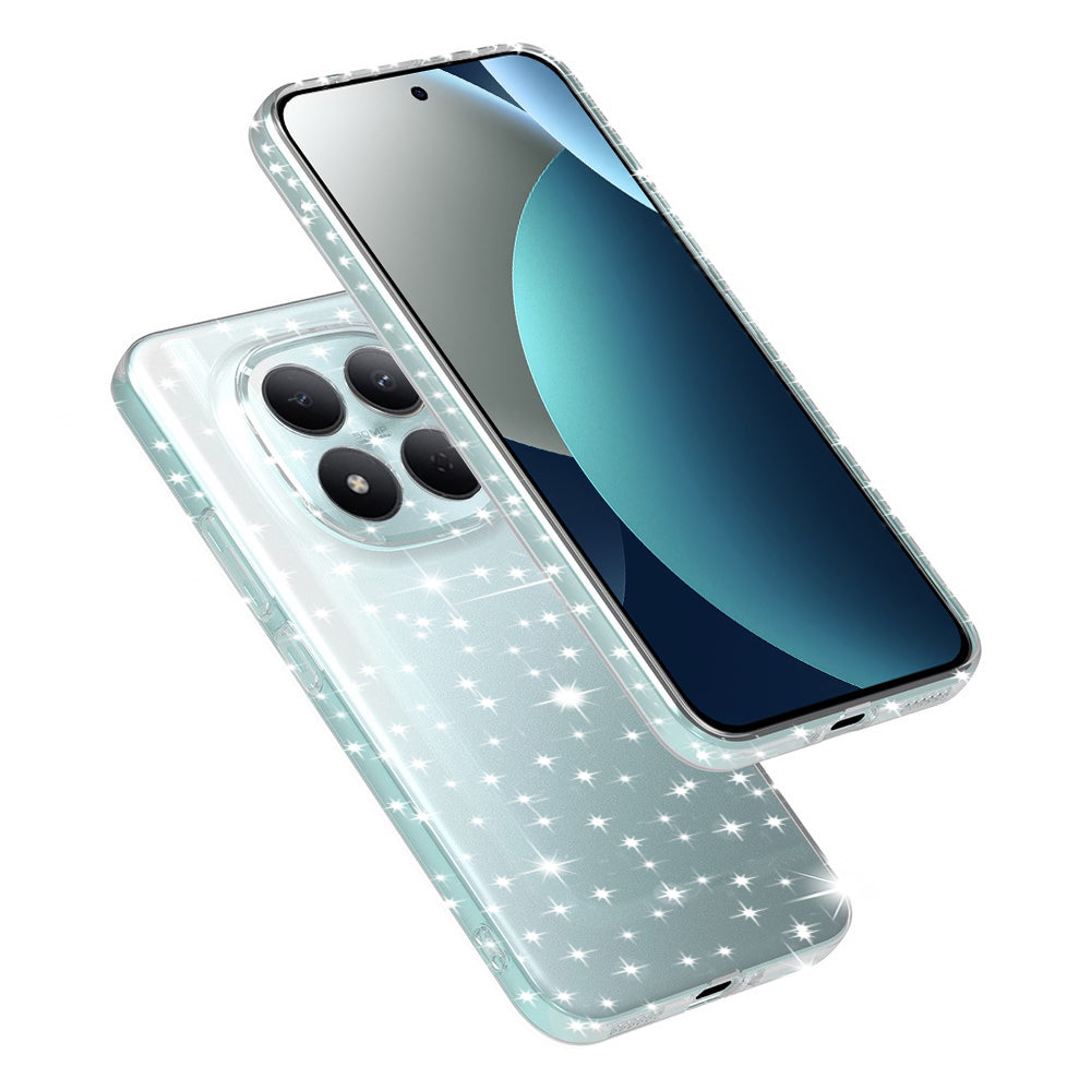 Futrola za Xiaomi Redmi Note 15 Pro 5G, Techsuit, SparkleSkin, Transparentna