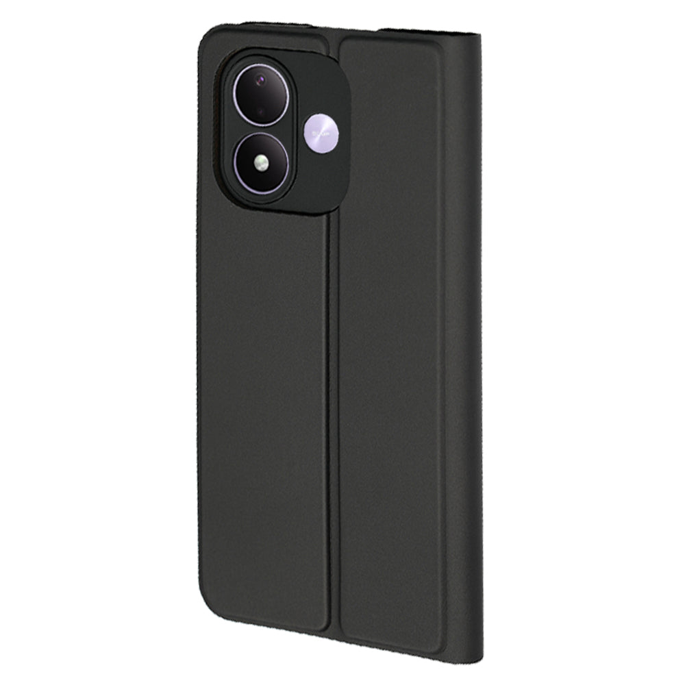 Futrola za Xiaomi Redmi Note 17 4G / Note 17 5G, Techsuit, Magskin Book, crna