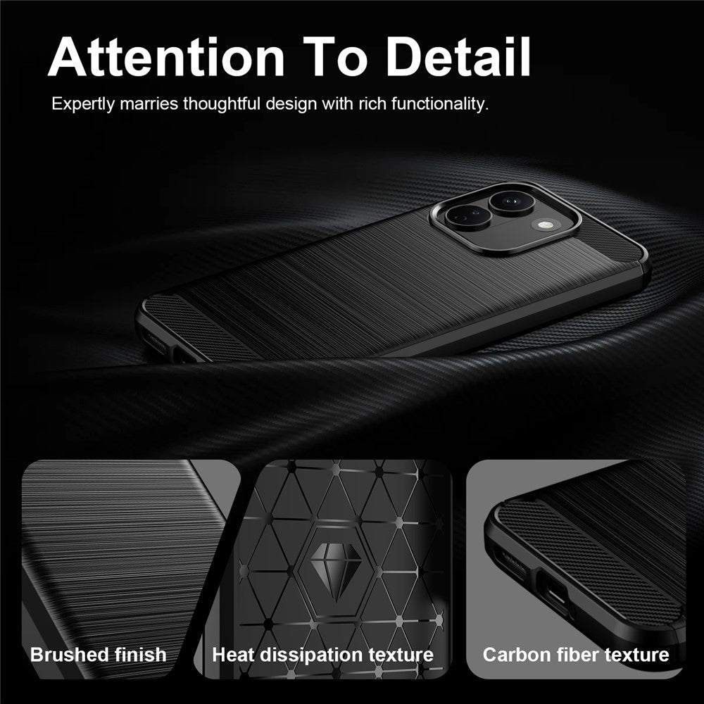 Futrola za Xiaomi Redmi Note 17 Pro Max, Techsuit, Karbon, Crna