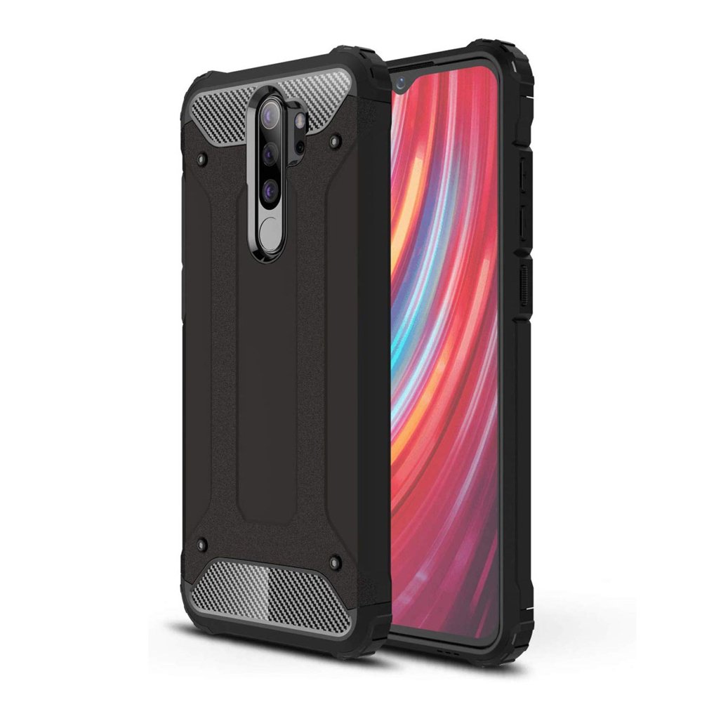 Futrola za Xiaomi Redmi Note 8 Pro, Techsuit, Hybrid Armor, Crna