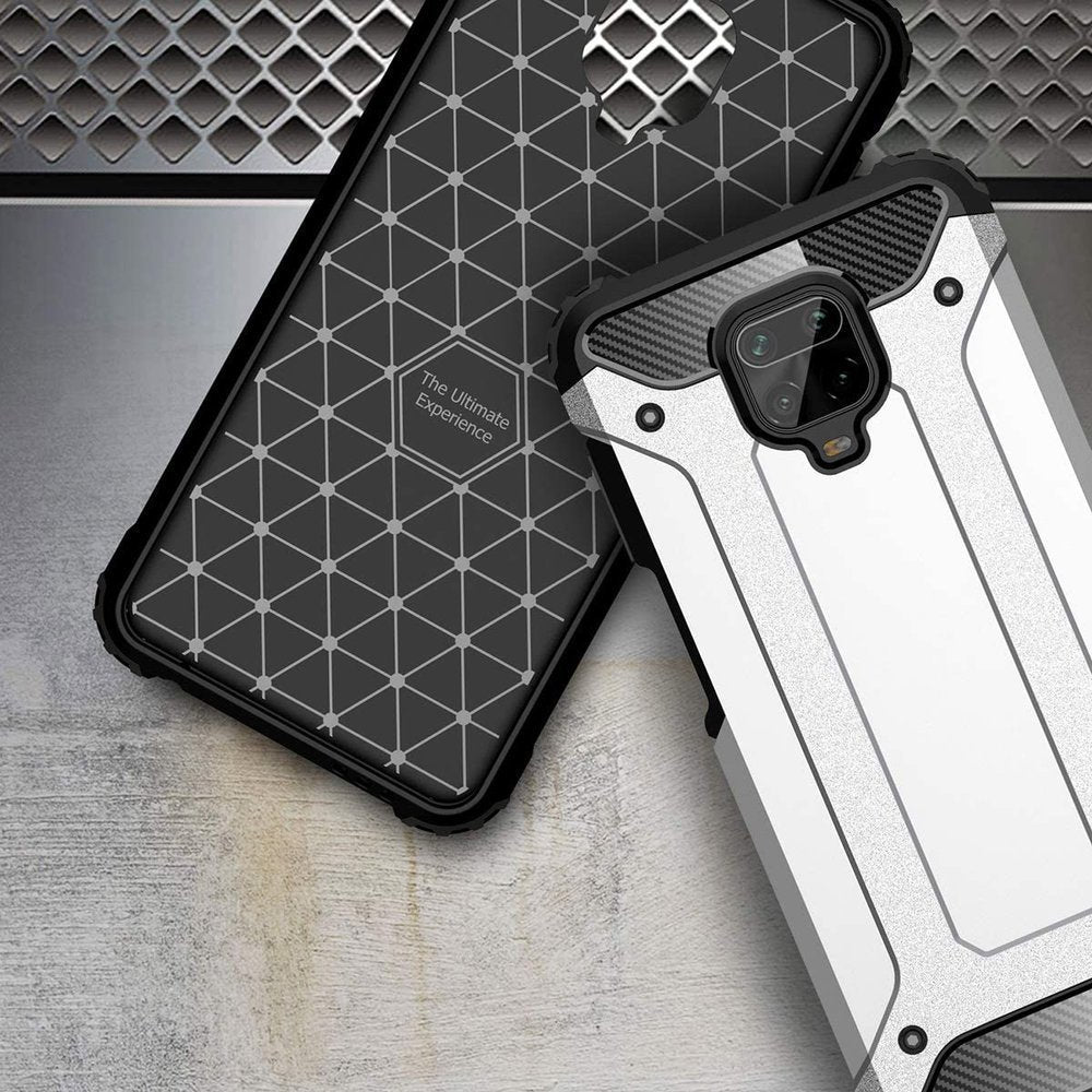 Futrola za Xiaomi Redmi Note 9S / Note 9 Pro / Note 9 Pro Max, Techsuit, Hybrid Armor, Crna