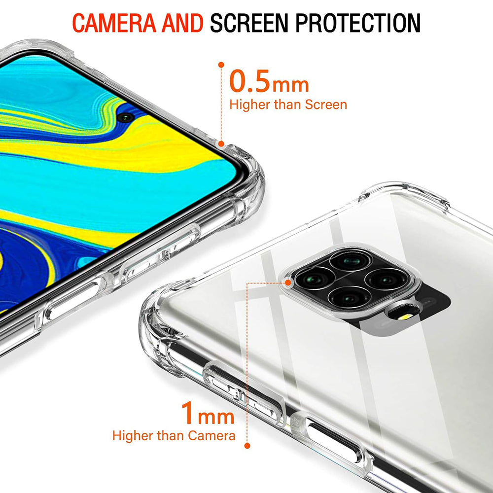 Futrola za Xiaomi Redmi Note 9S / Note 9 Pro / Note 9 Pro Max, Techsuit, Shockproof Clear, Providna