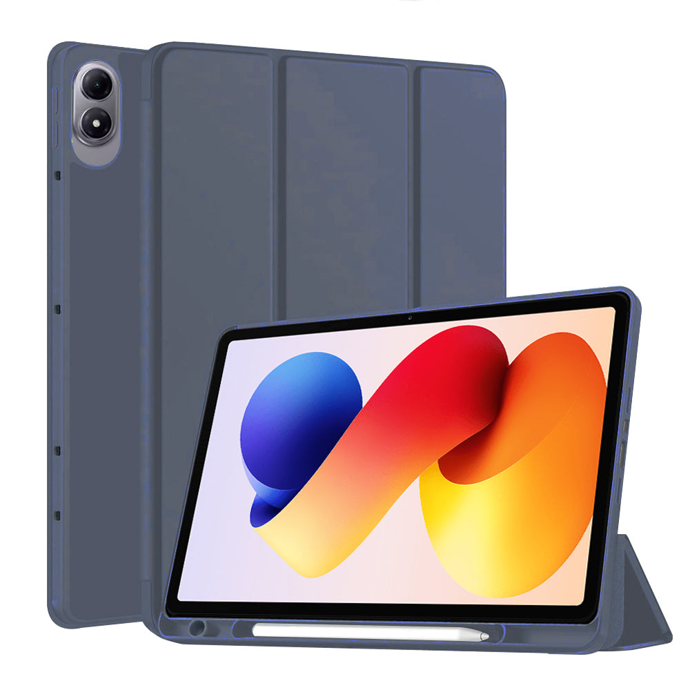 Futrola za Xiaomi Redmi Pad 2 Pro, Techsuit, Flex Trifold, Tamnoplava