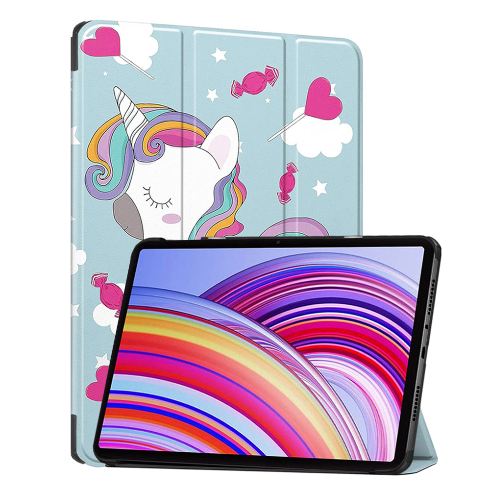 Futrola za Xiaomi Redmi Pad Pro / Pad / Pad Pro 5G, Techsuit, FoldPro Unicorn, Multicolor