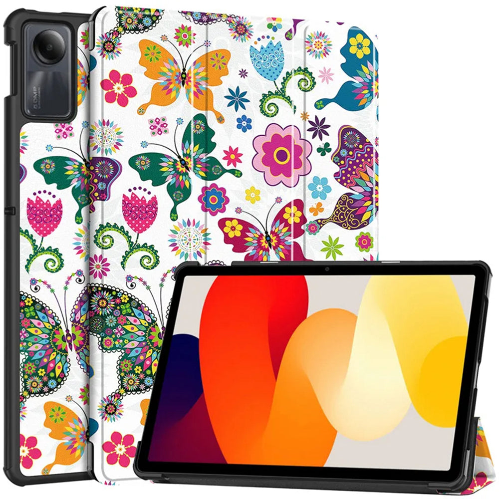 Futrola za Xiaomi Redmi Pad SE, Techsuit, FoldPro Butterfly, Višebojna