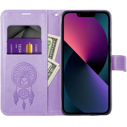Futrola za Samsung Galaxy A22 5G A226, OEM, MEZZO Dream Catcher, Ljubičasta