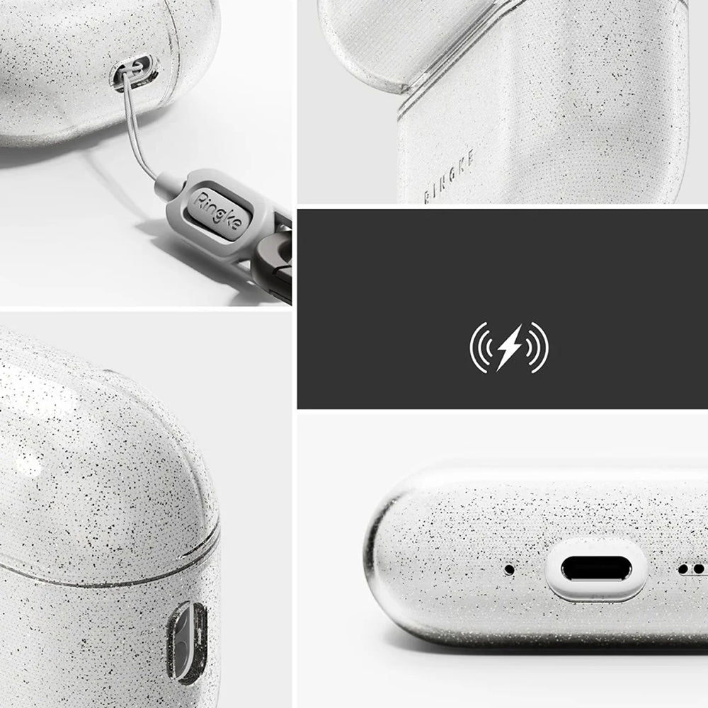 Futrola Ringke Air Glitter za Apple AirPods Pro 3, Providna