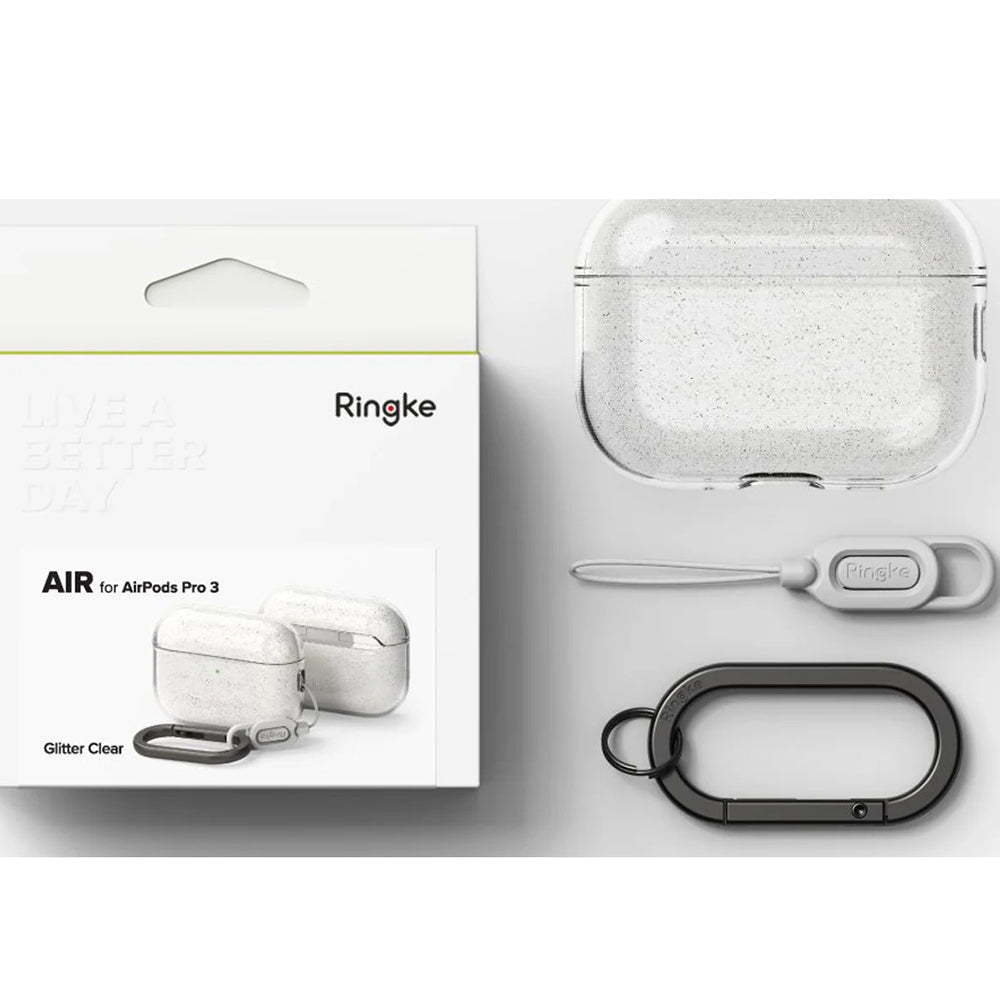 Futrola Ringke Air Glitter za Apple AirPods Pro 3, Providna