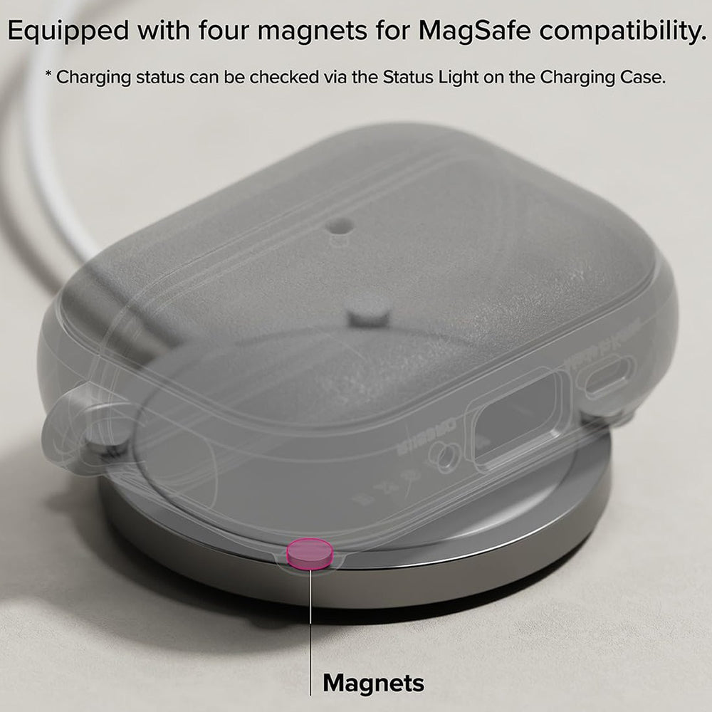 Magnetna futrola Ringke Onyx za Apple AirPods Pro 3, Siva