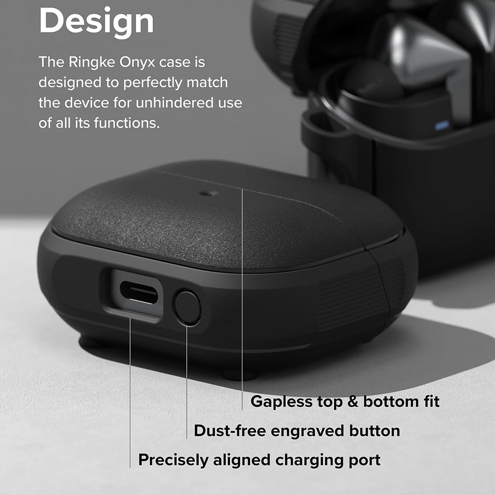 Ringke Onyx Magnetic futrola za Samsung Galaxy Buds3 FE / Buds3 Pro / Buds3, Crna