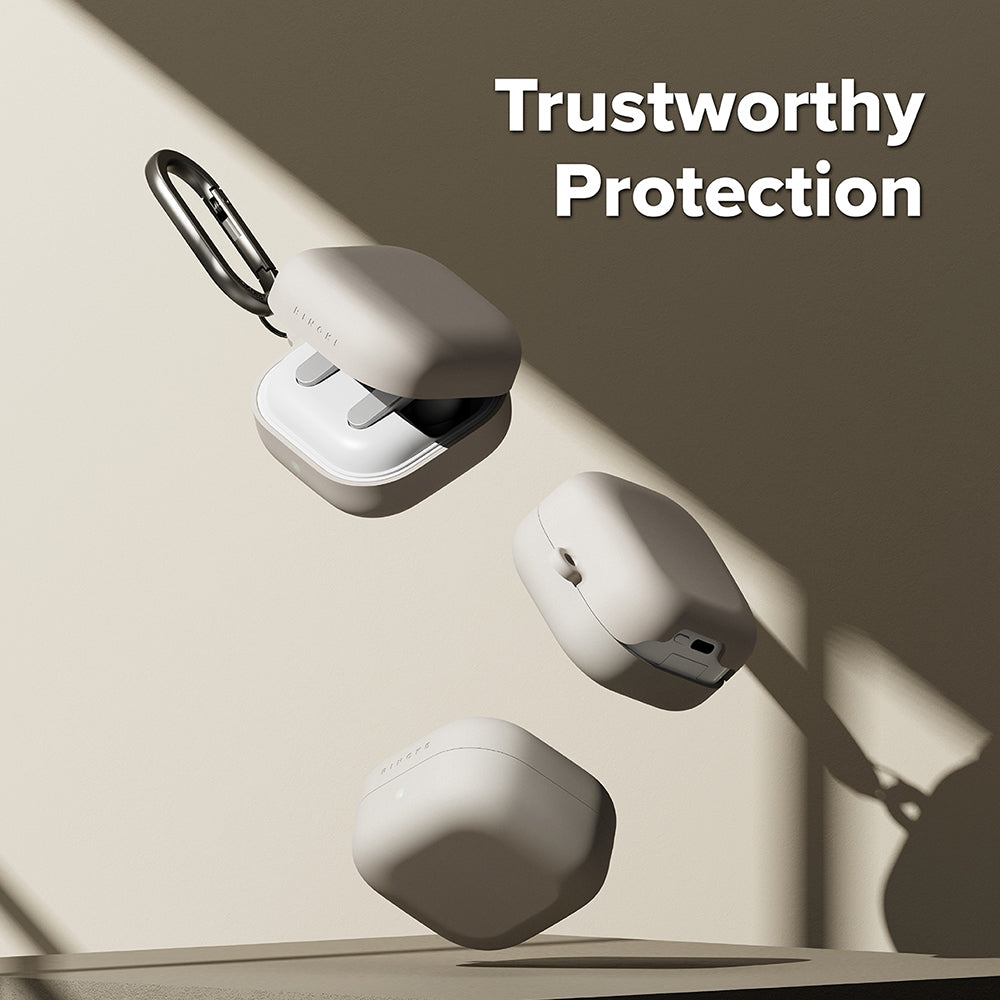 Futrola Ringke za Samsung Galaxy Buds4 / Buds4 Pro, Krem