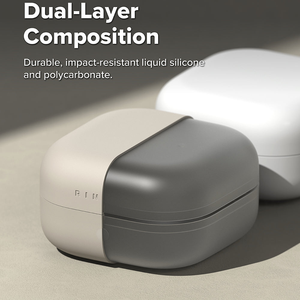 Futrola Ringke za Samsung Galaxy Buds4 / Buds4 Pro, Krem