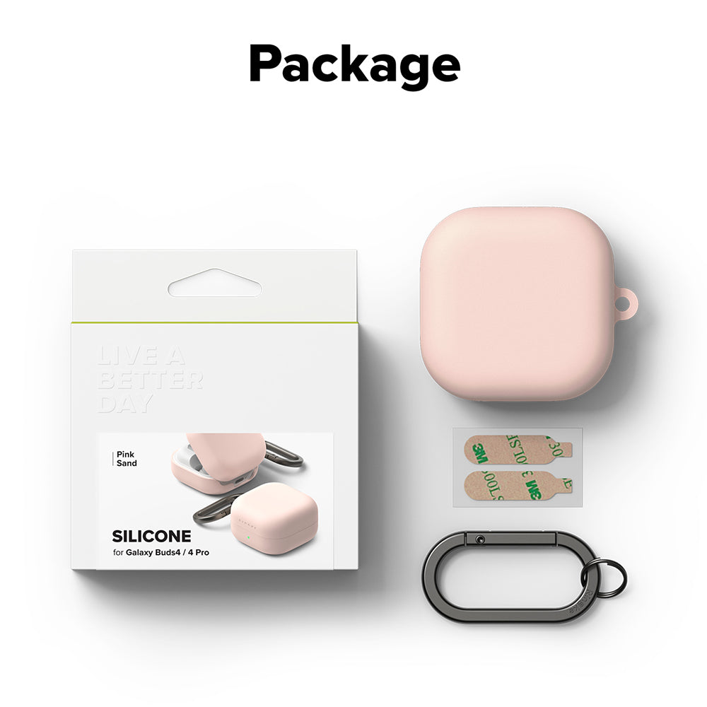 Futrola Ringke za Samsung Galaxy Buds4 / Buds4 Pro, Roze