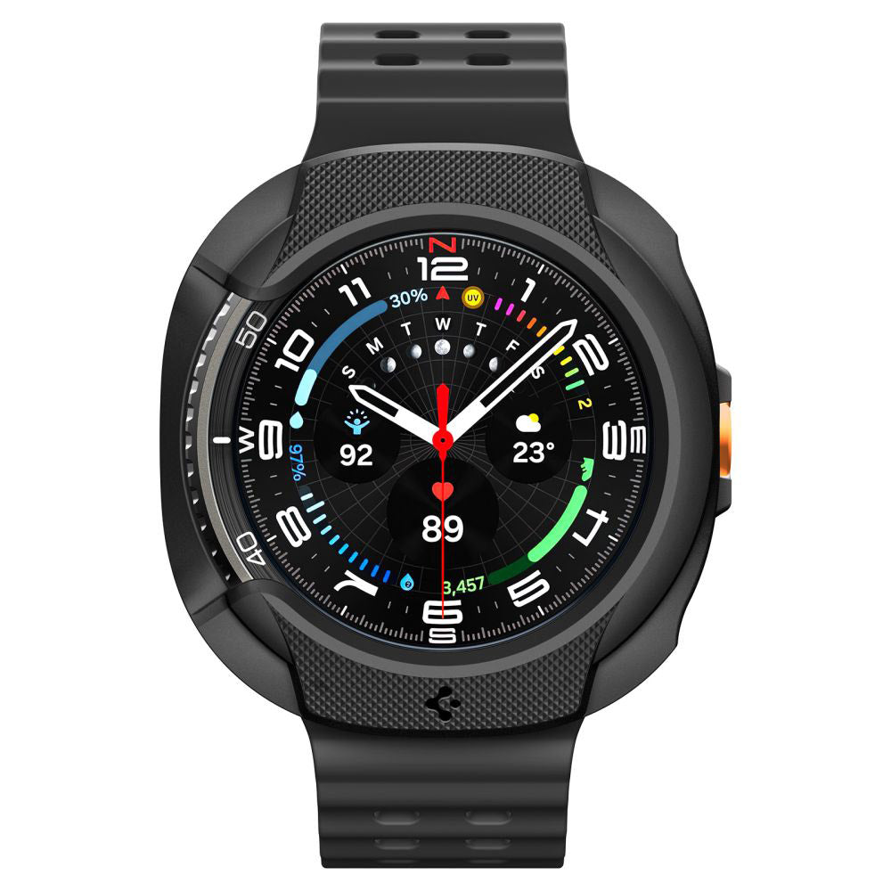 Husa Spigen Liquid Air za Samsung Galaxy Watch8 Classic, Crna Mat ACS09841