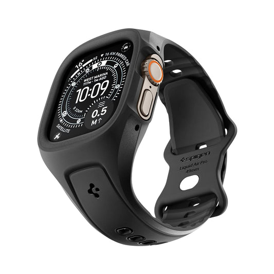 Futrola Spigen Liquid Air Pro za Apple Watch Ultra Series, Crna ACS05463
