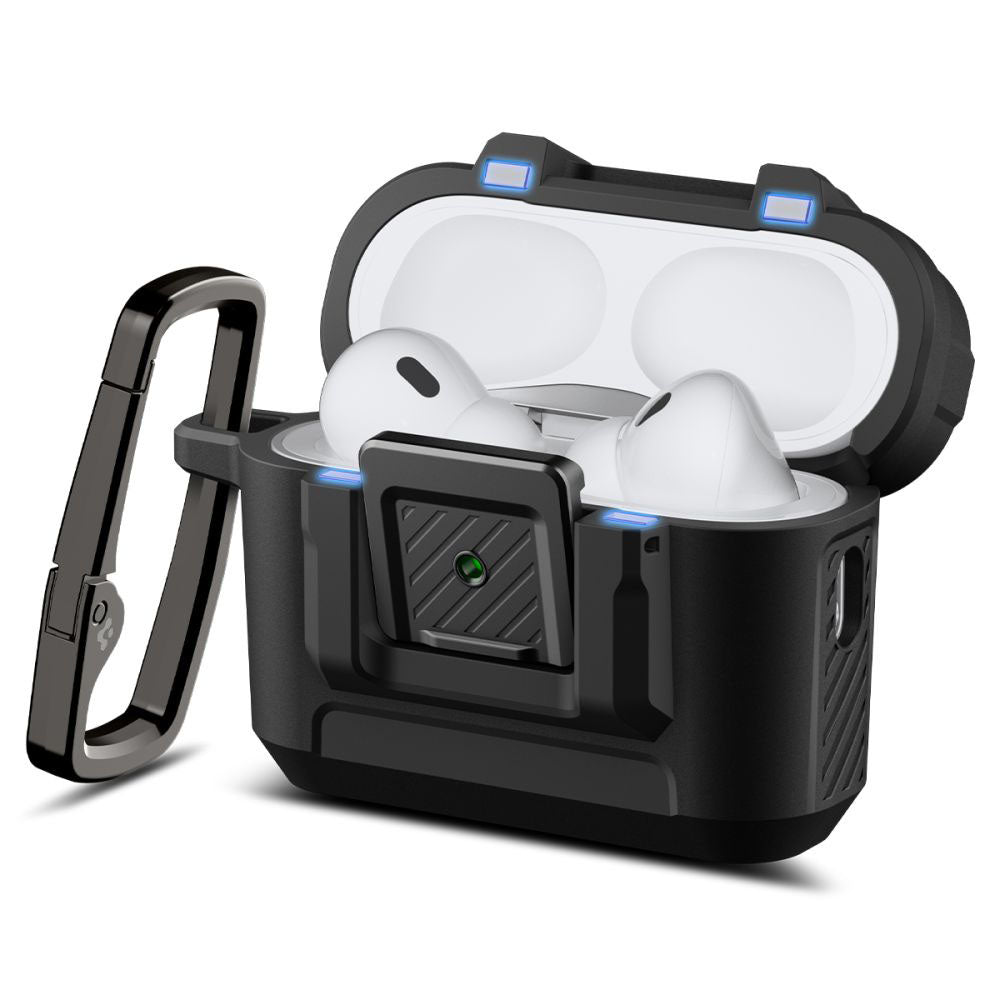 Futrola Spigen Lock Fit za Apple AirPods Pro 3, Crna Mat ACS09825