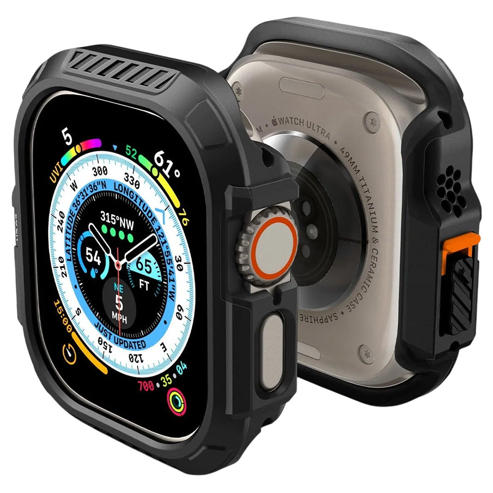 Spigen Lock Fit futrola za Apple Watch Ultra Series, Mat Crna ACS06208