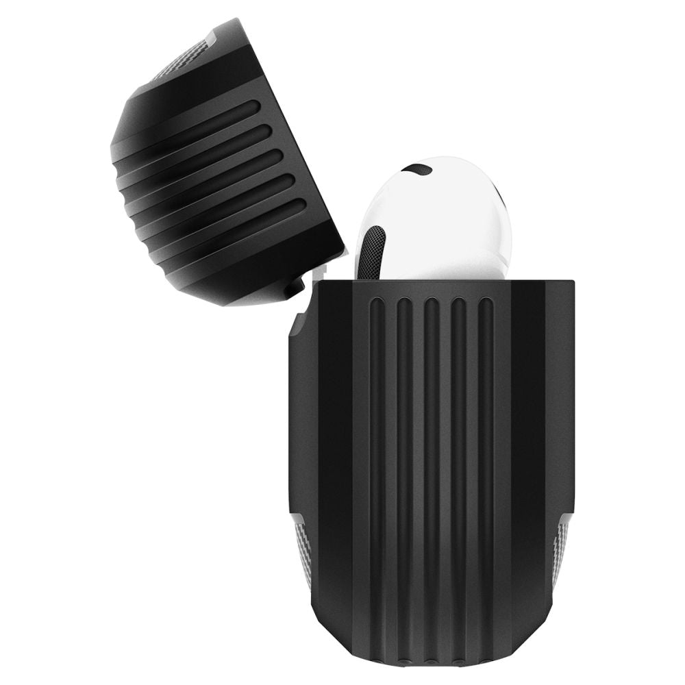 Futrola Spigen Rugged Armor za Apple AirPods 4, Mat Crna