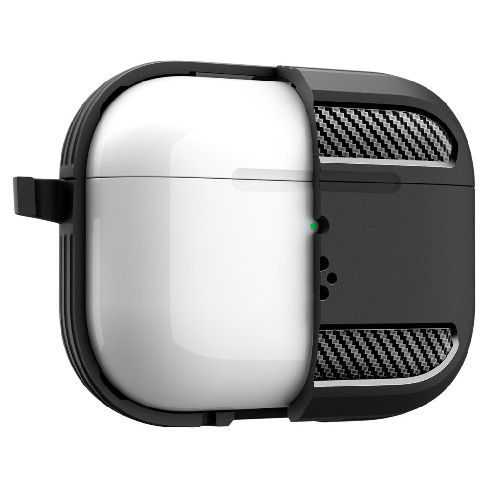 Futrola Spigen Rugged Armor za Apple AirPods Pro 3, Mat Crna ACS09822