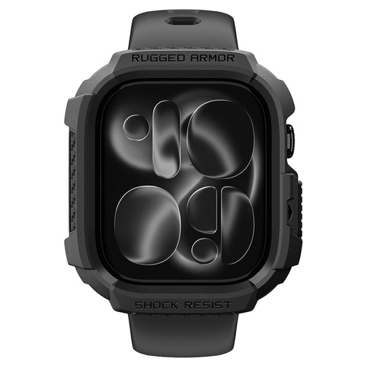 Futrola Spigen Rugged Armor za Apple Watch Series 12 46mm, Crna Mat ACS11886