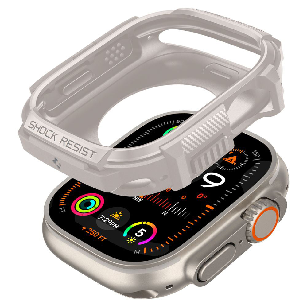 Futrola Spigen Rugged Armor za Apple Watch Ultra Series, Bež ACS07381