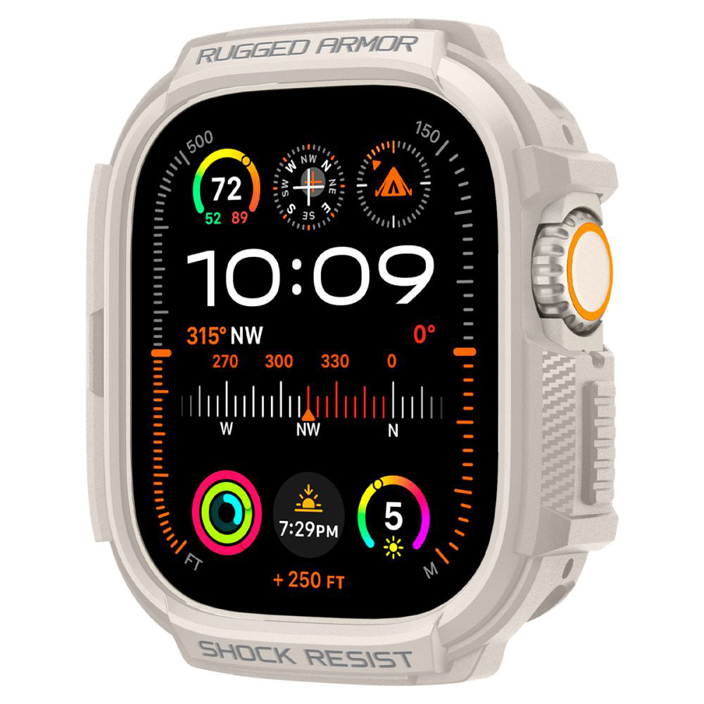 Futrola Spigen Rugged Armor za Apple Watch Ultra Series, Bež ACS07381