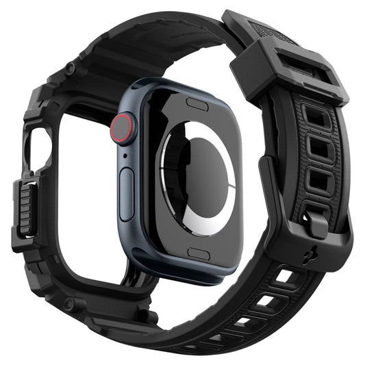 Futrola Spigen Rugged Armor Pro za Apple Watch Series 10 42mm, Mat Crna ACS08591