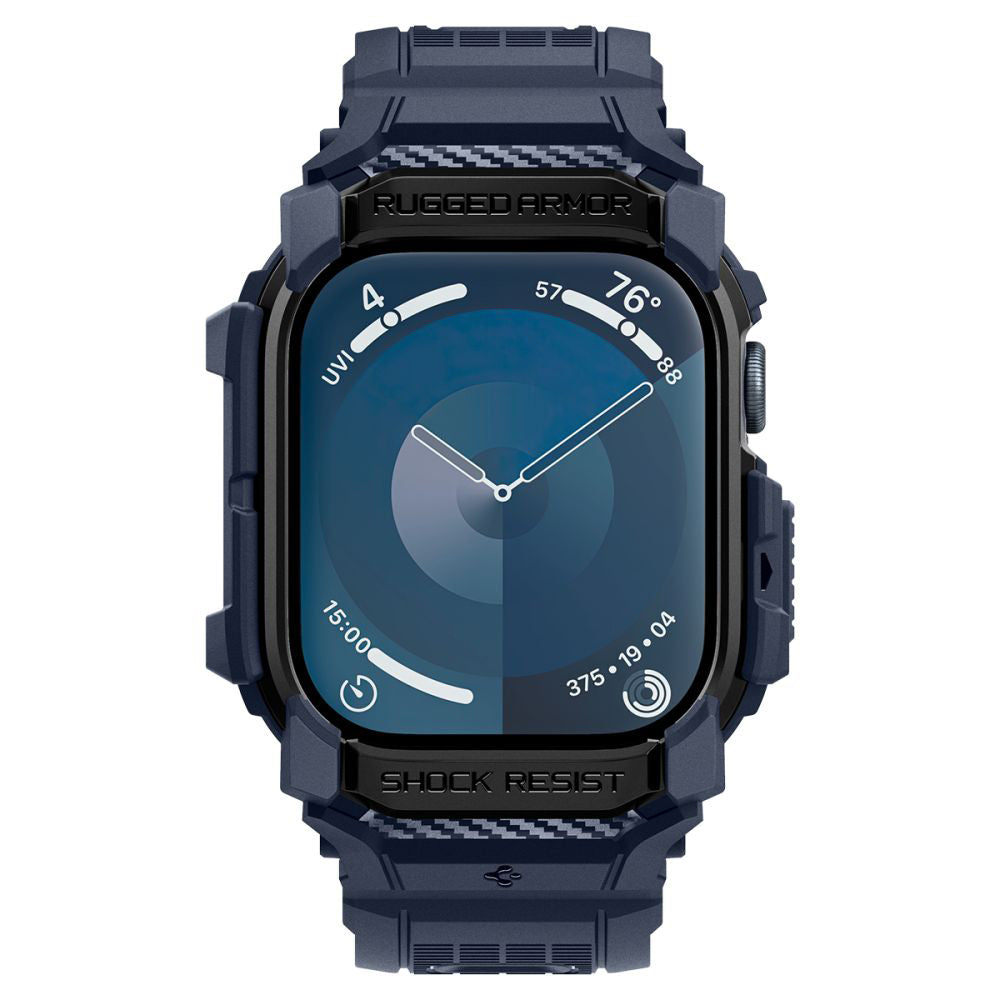 Futrola Spigen Rugged Armor Pro za Apple Watch Series 10 / 11 46mm, Tamnoplava