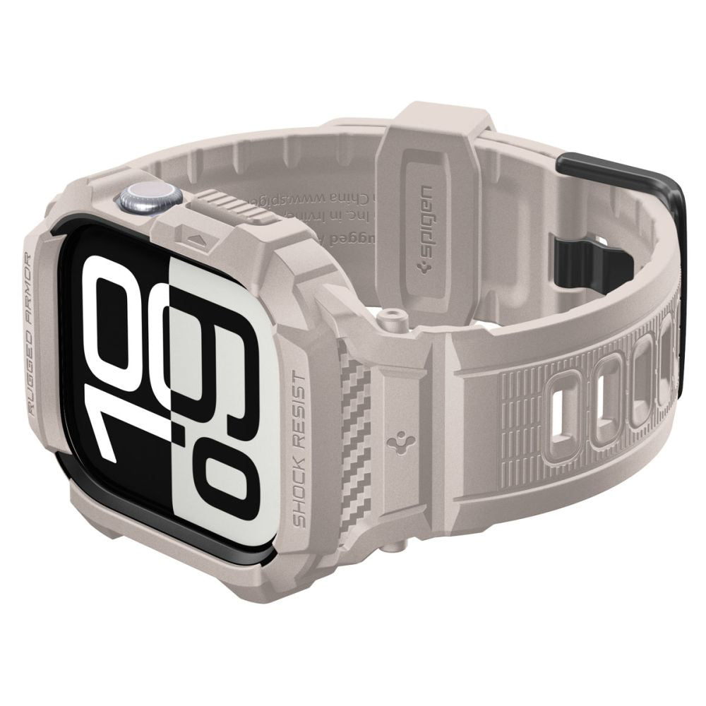 Futrola Spigen Rugged Armor Pro V2 za Apple Watch Series 10 / 11 46mm, Bež ACS10506
