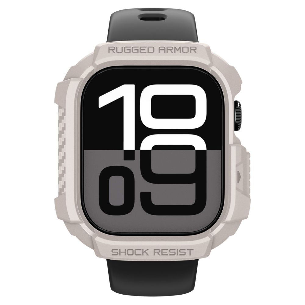 Futrola Spigen Rugged Armor V2 za Apple Watch Series 10 / 11 42mm, Bež ACS10493