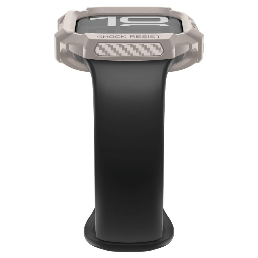 Futrola Spigen Rugged Armor V2 za Apple Watch Series 10 / 11 42mm, Bež ACS10493