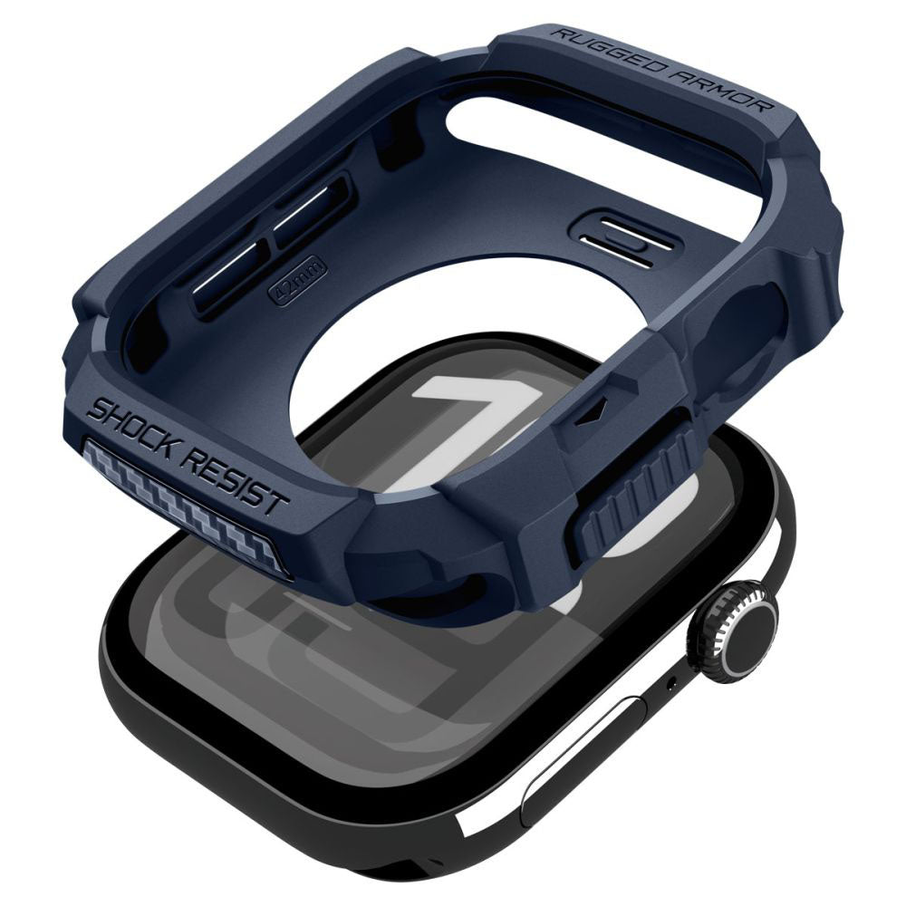 Futrola Spigen Rugged Armor V2 za Apple Watch Series 10 / 11 42mm, Mornarsko plava ACS10492