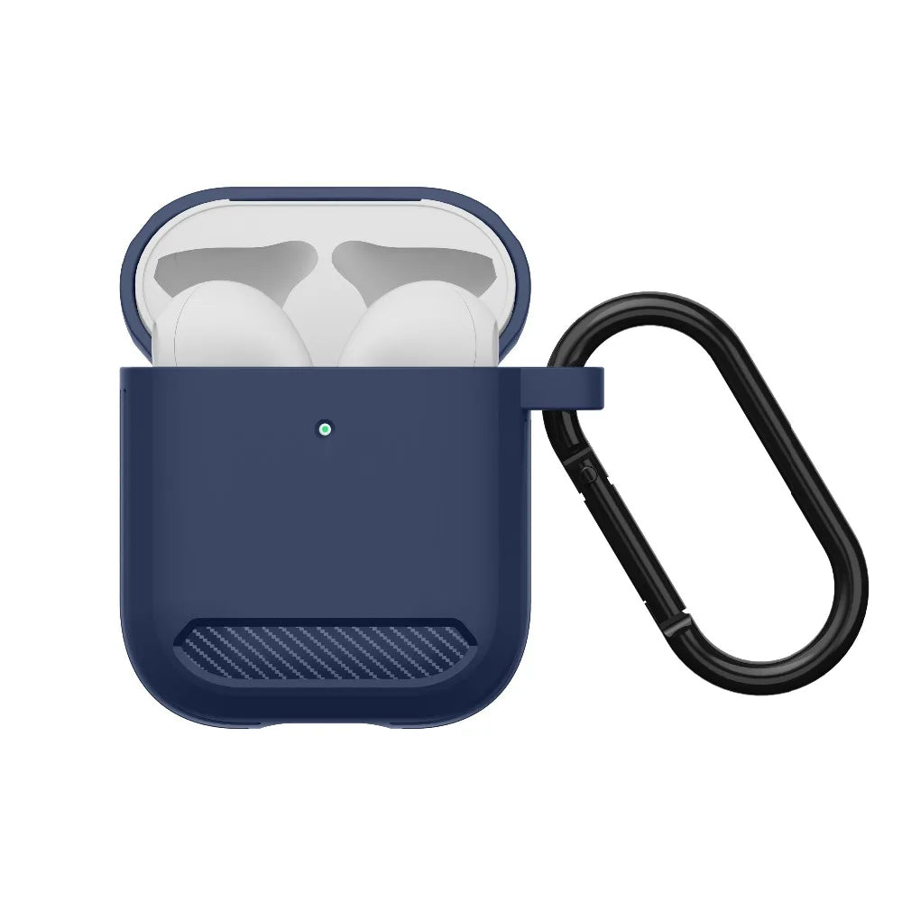 Futrola Techsuit Carbon za Apple AirPods Gen 2 / Gen 1, Siva