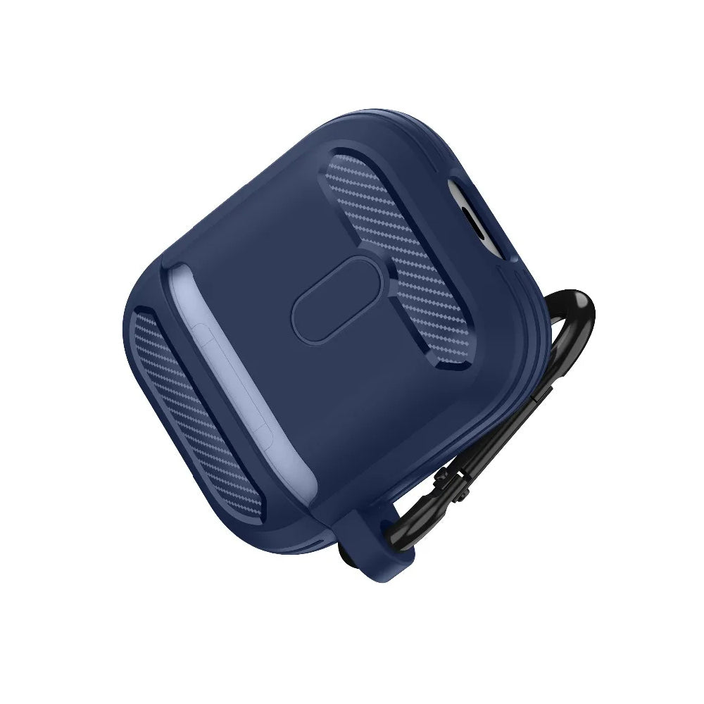 Futrola Techsuit Carbon za Apple AirPods Gen 2 / Gen 1, Siva