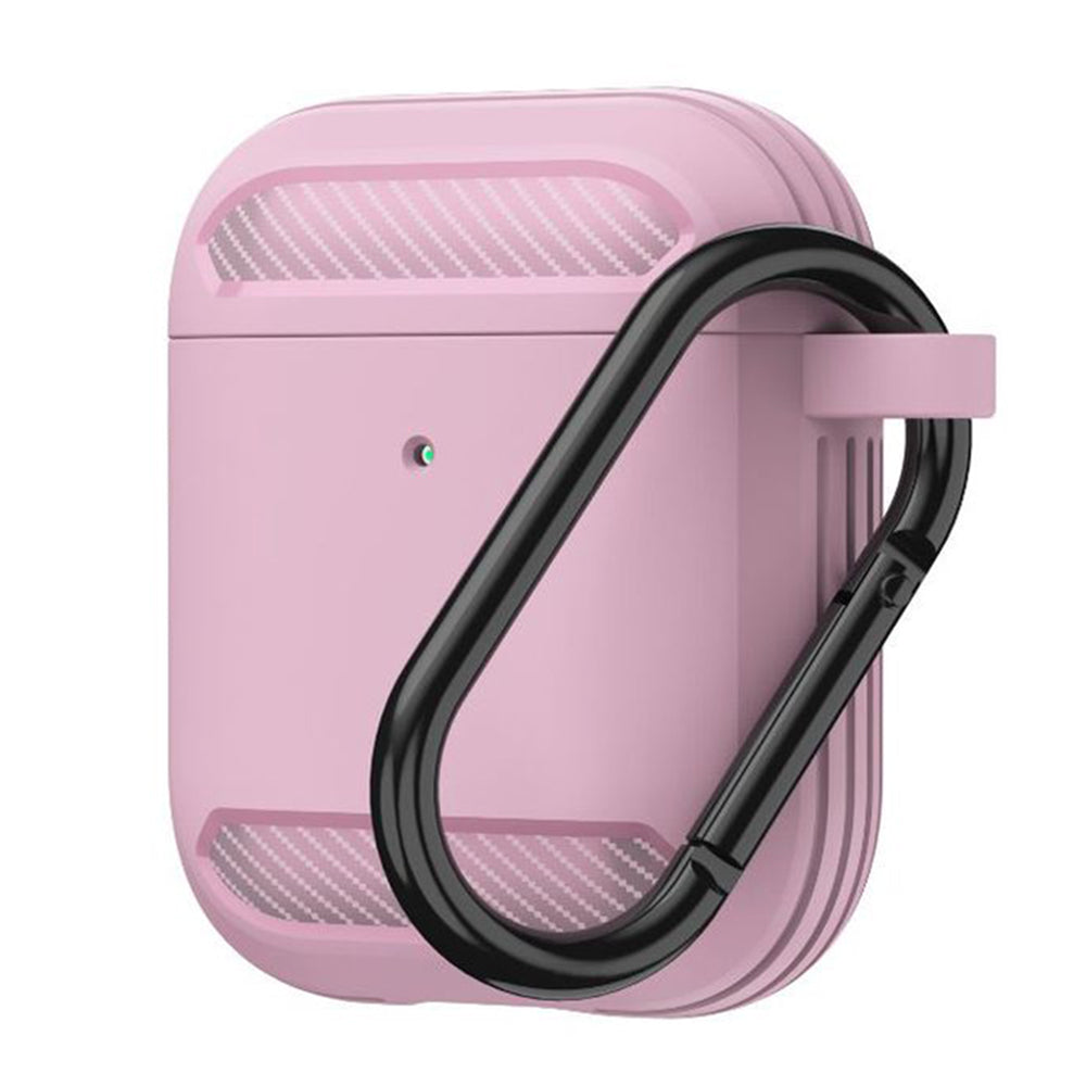 Futrola Techsuit Carbon za Apple AirPods Gen 2 / Gen 1, Roze