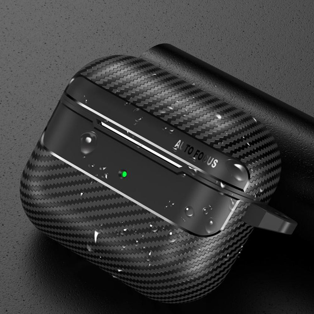 Futrola Techsuit CarbonFiber za Apple AirPods 3, Crna