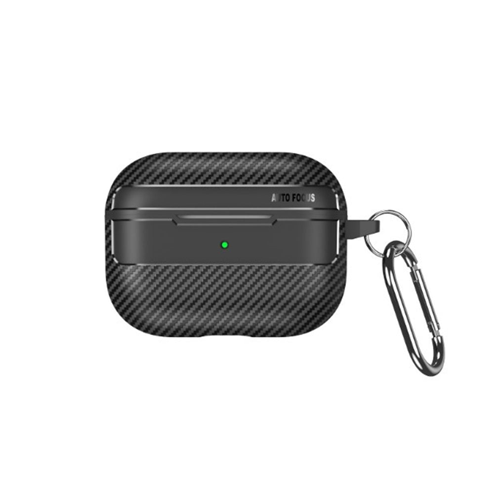 Futrola Techsuit CarbonFiber za Apple AirPods 4, Crna