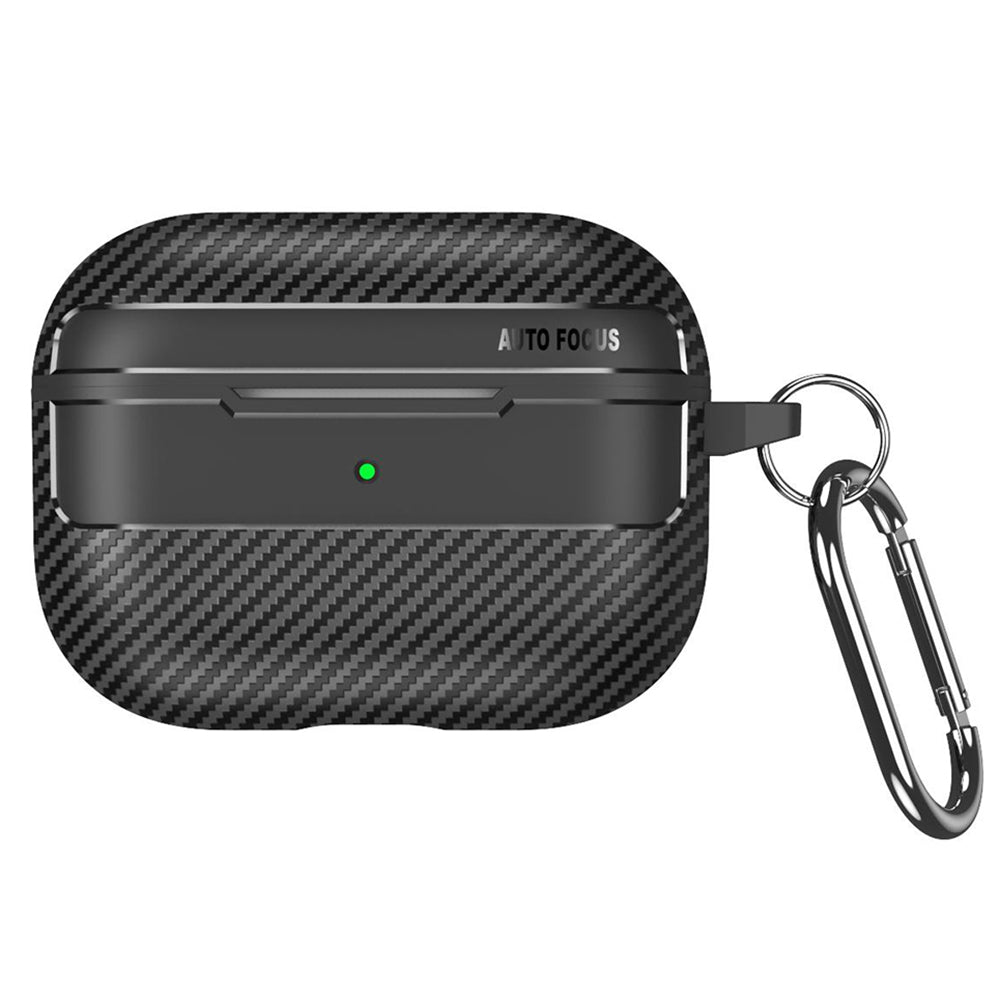 Futrola Techsuit CarbonFiber za Apple AirPods Pro Series, Crna