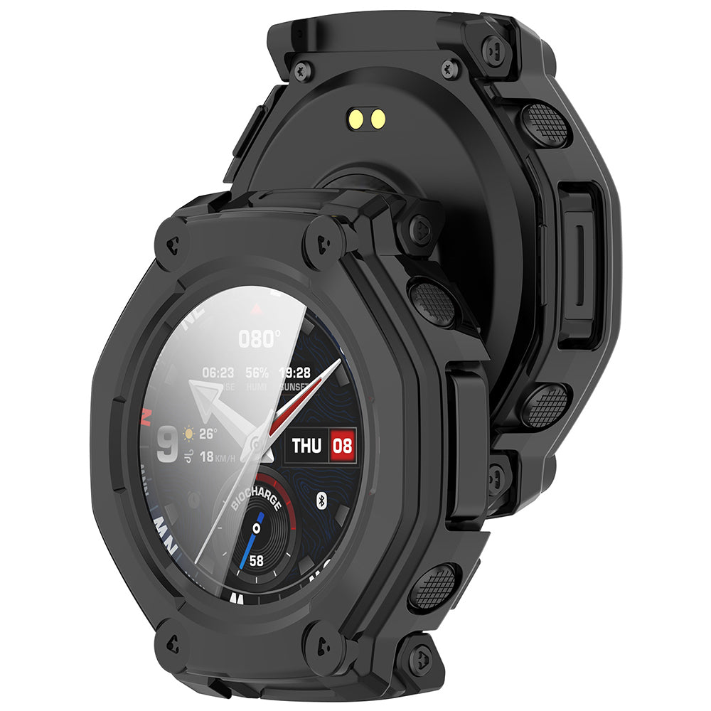 Futrola Techsuit Defense360 Pro za Amazfit T-Rex 3 Pro 48mm, Crna