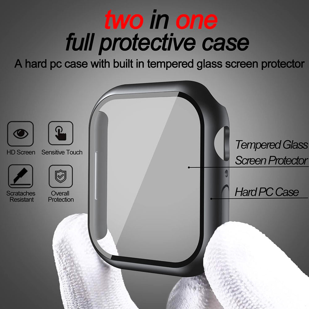 Futrola Techsuit Defense360 Pro za Apple Watch 7 41mm Series, Crna