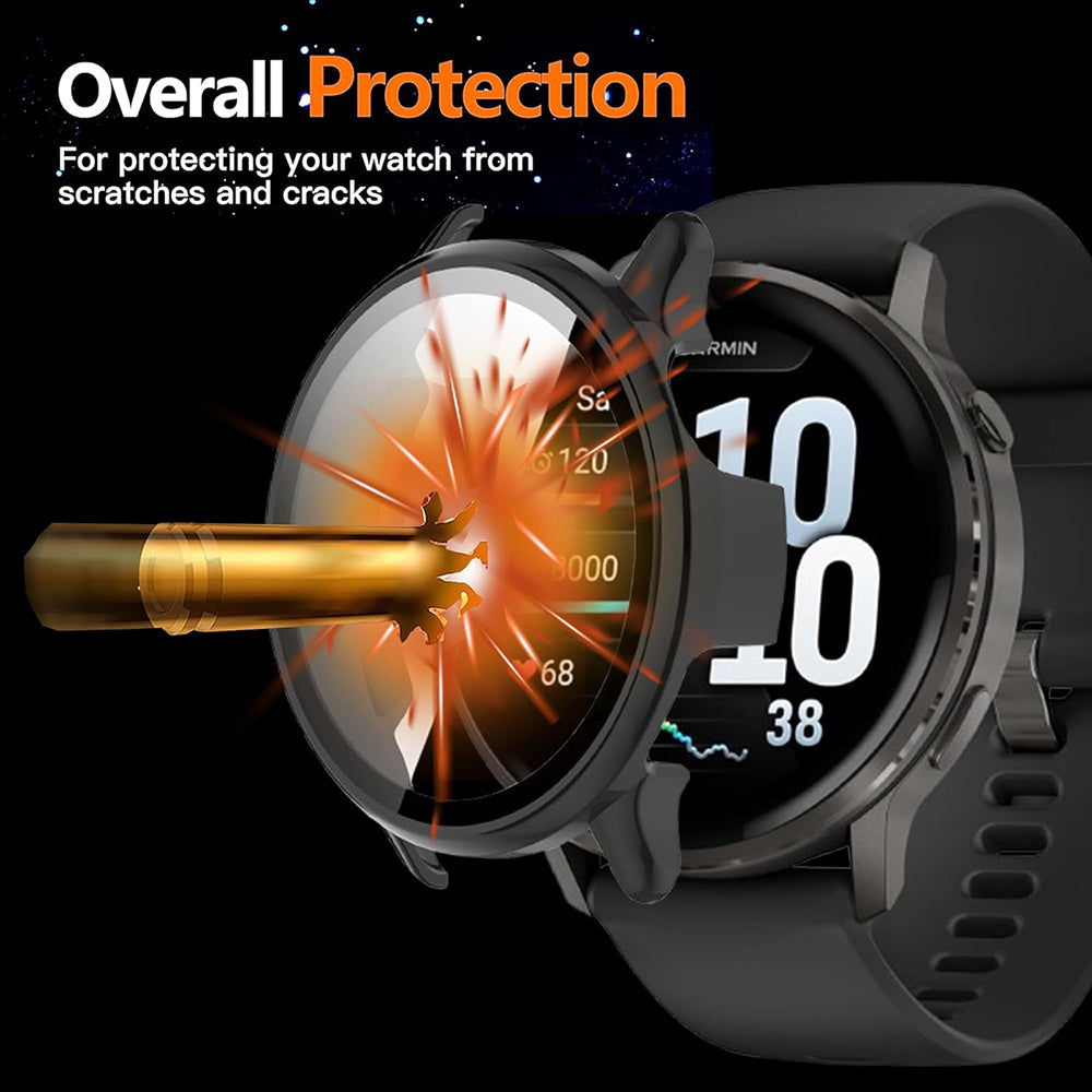 Futrola Techsuit Defense360 Pro za Garmin Venu 4 45mm, Tamnoplava