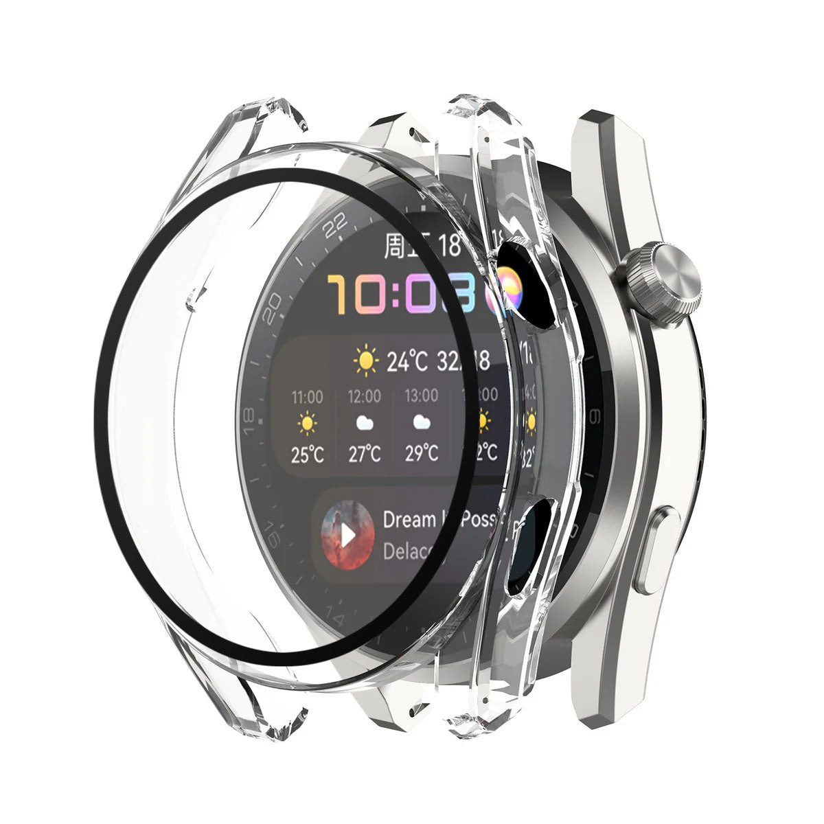 Techsuit Defense360 Pro futrola za Huawei Watch 3, Providna