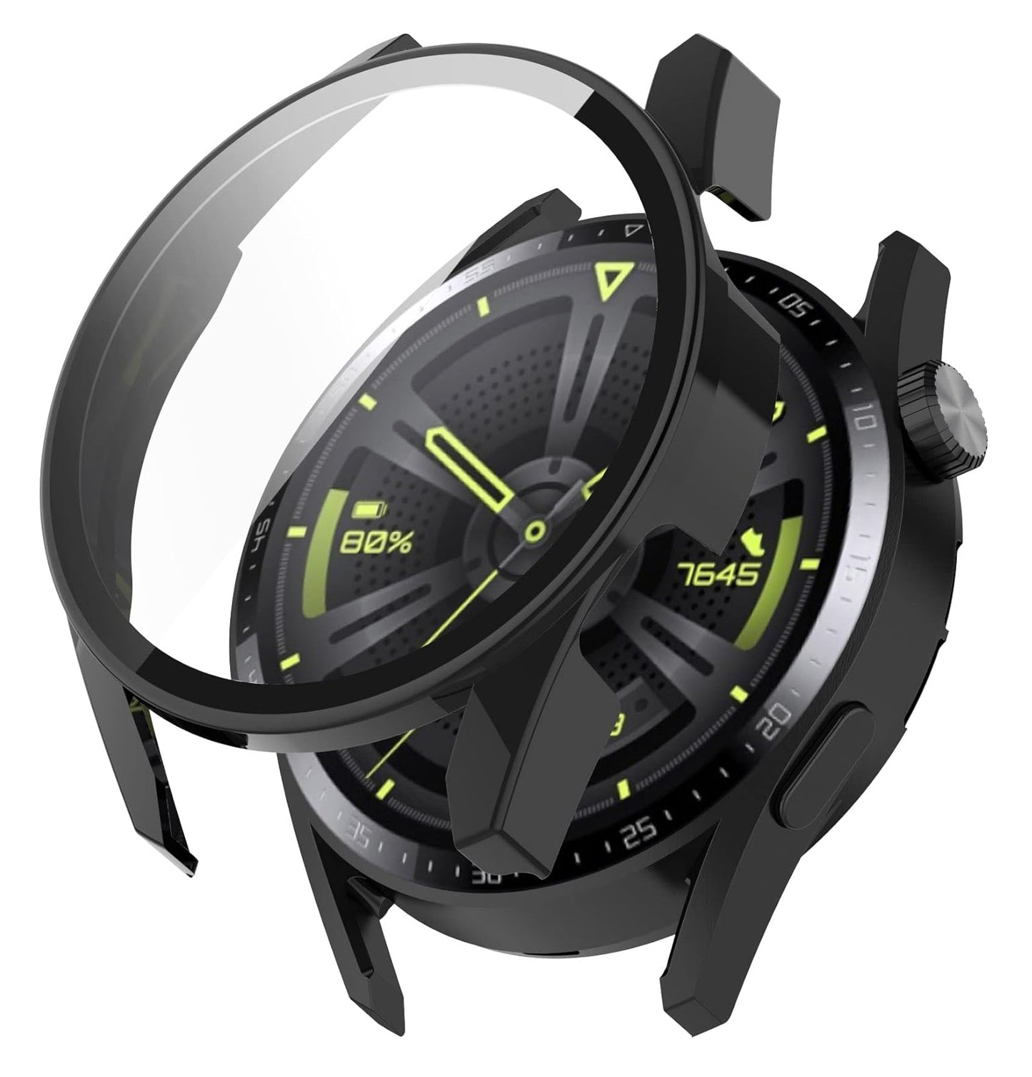 Futrola Techsuit Defense360 Pro za Huawei Watch GT 3 46mm, Crna