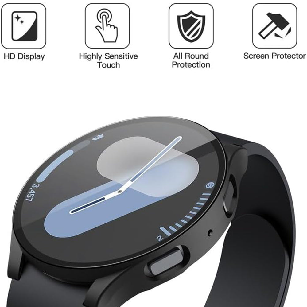 Futrola Techsuit Defense360 Pro za Samsung Galaxy Watch7 44mm, Crna
