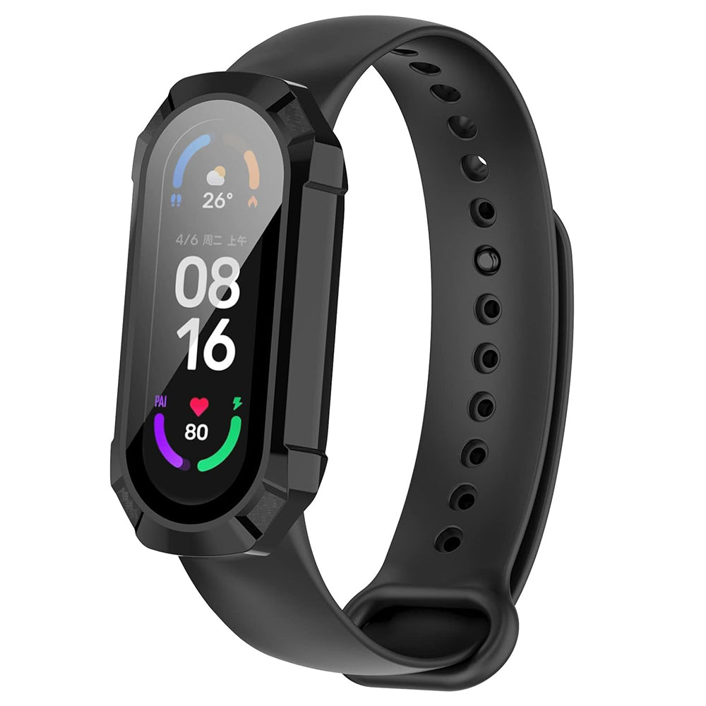 Futrola Techsuit Defense360 Pro za Xiaomi Smart Band 6 / Band 5 / Band 4, Crna