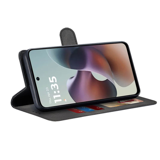 Futrola za Motorola Moto G56, Techsuit, Diary Book, Crna